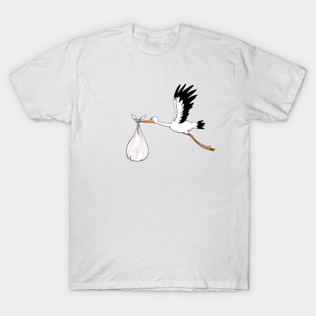 Stork T-Shirt by DarkoRikalo86